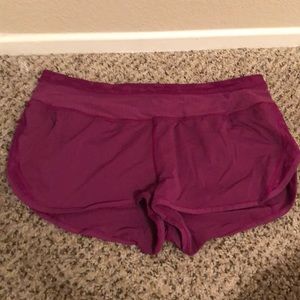 Purple lulu lemon shorts